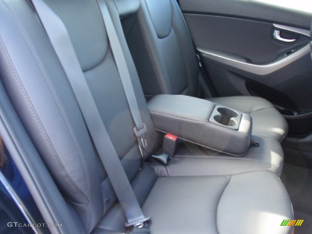2014 Elantra Limited Sedan - Black / Black photo #21