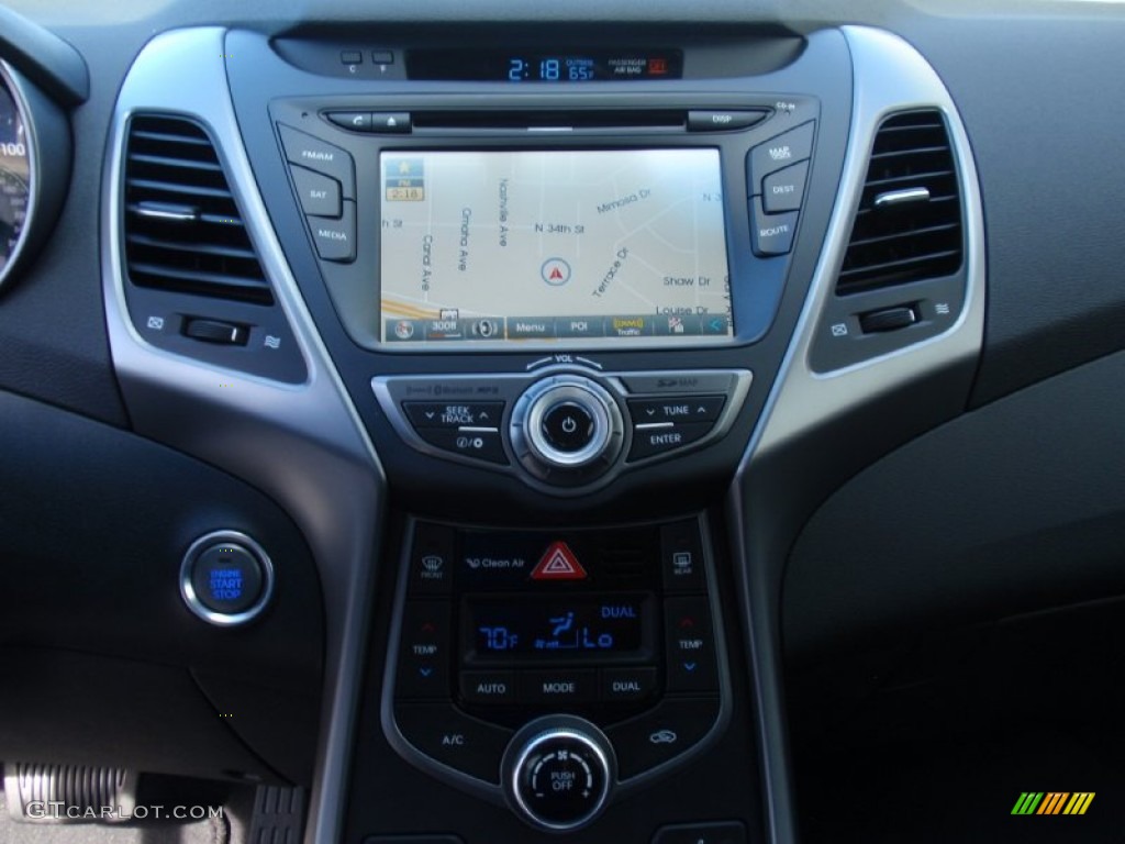 2014 Elantra Limited Sedan - Black / Black photo #30