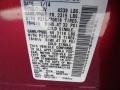  2014 Rogue Select S Cayenne Red Color Code NAH
