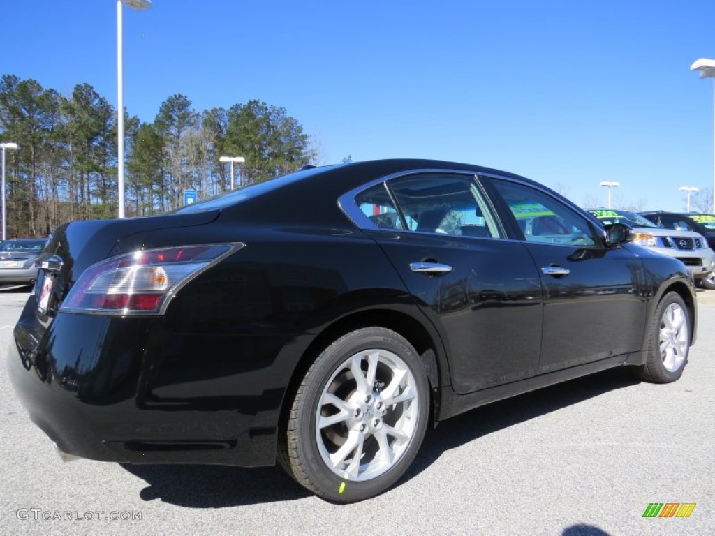 2014 Maxima 3.5 SV Premium - Super Black / Charcoal photo #5