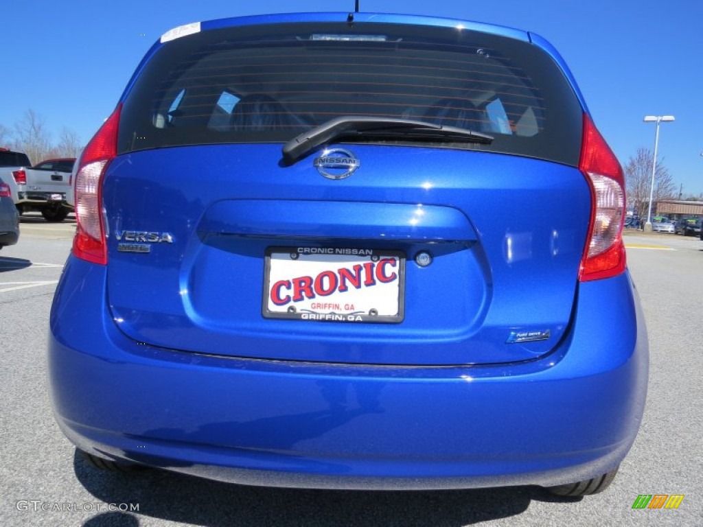2014 Versa Note S Plus - Metallic Blue / Charcoal photo #3