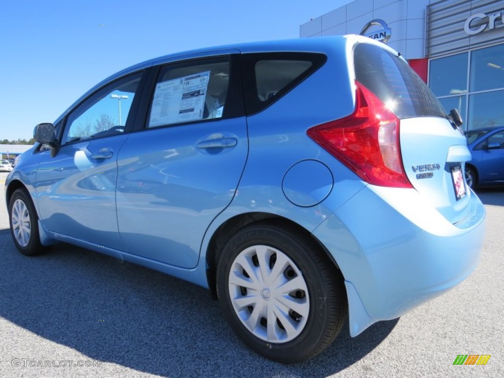 2014 Versa Note SV - Morningsky Blue / Charcoal photo #3