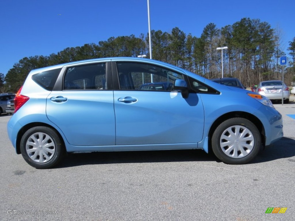 Morningsky Blue 2014 Nissan Versa Note SV Exterior Photo #91422374