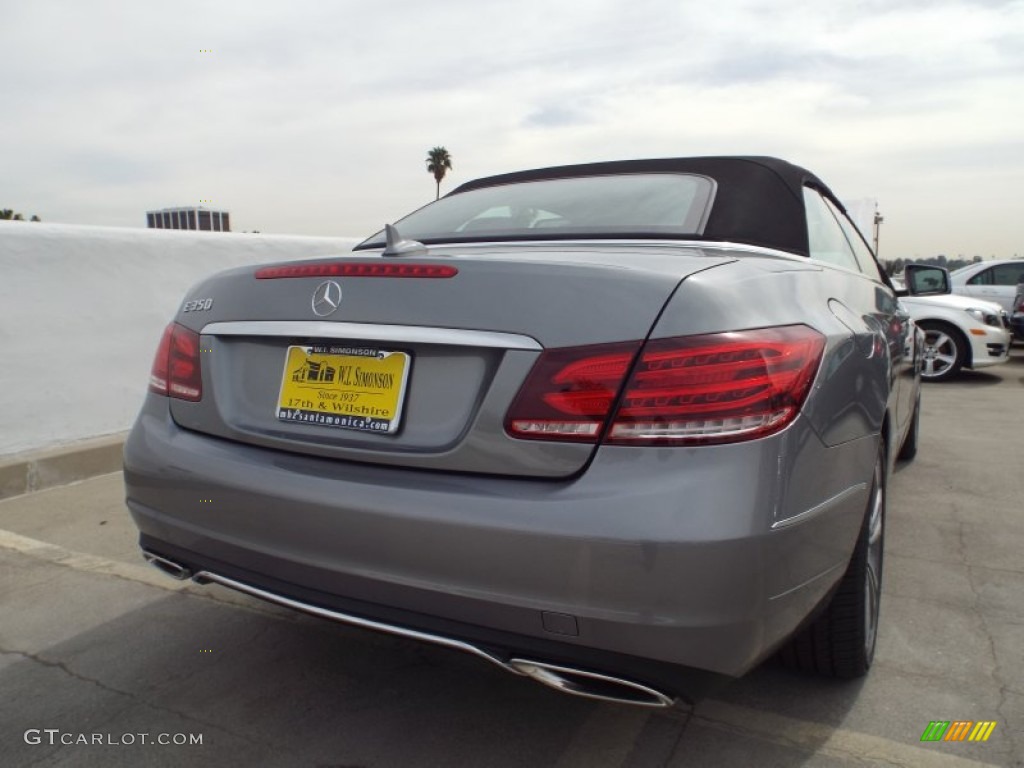 2014 E 350 Cabriolet - Paladium Silver Metallic / Black photo #8