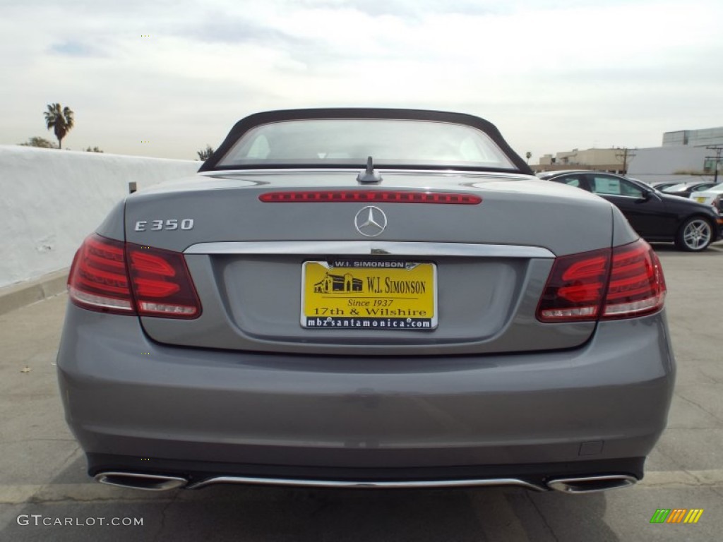 2014 E 350 Cabriolet - Paladium Silver Metallic / Black photo #9