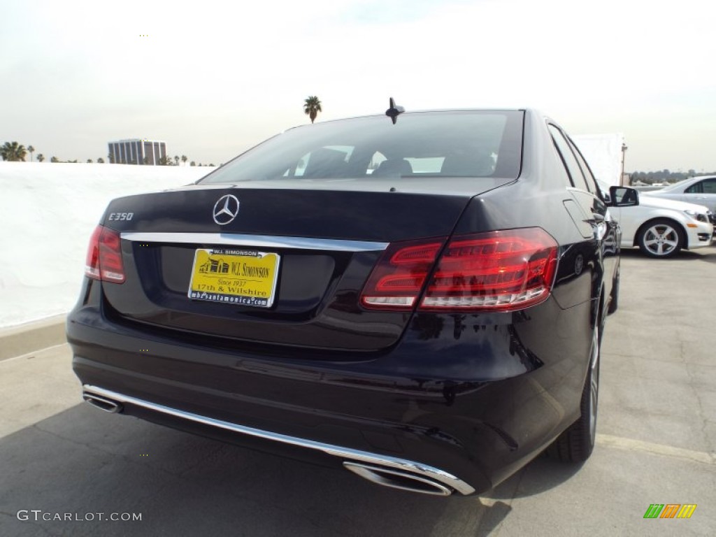 2014 E 350 Sport Sedan - Black / Black photo #4