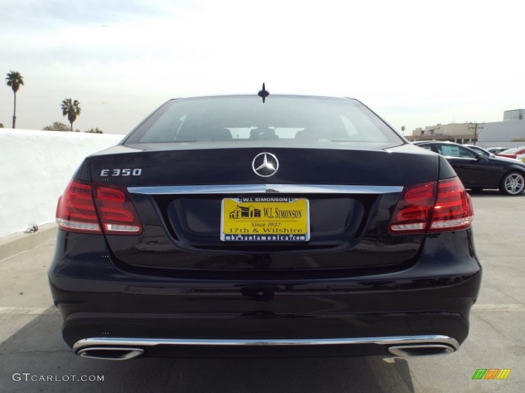 2014 E 350 Sport Sedan - Black / Black photo #5