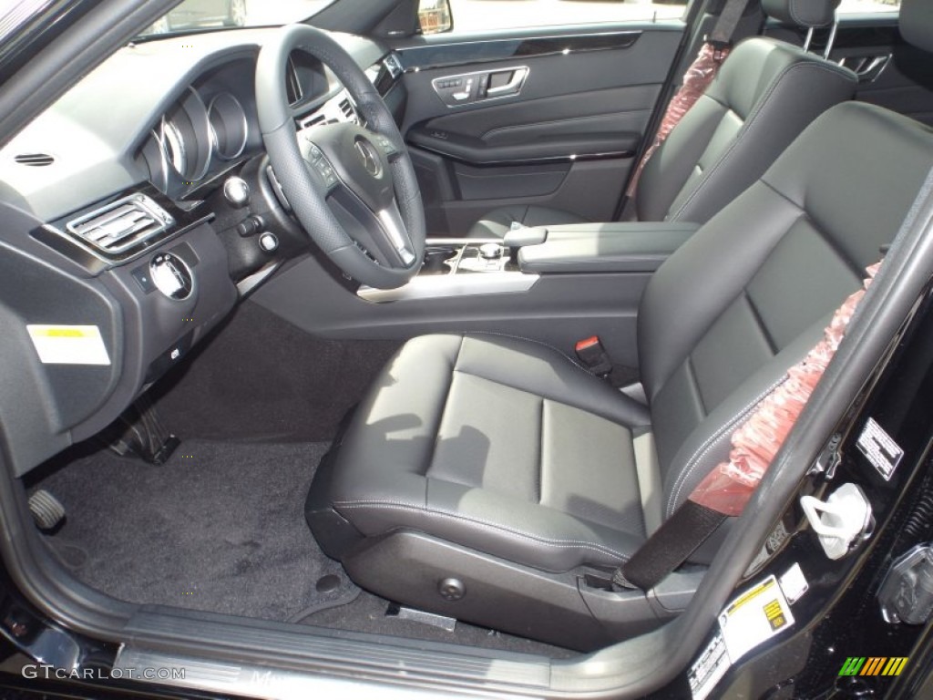 2014 E 350 Sport Sedan - Black / Black photo #7