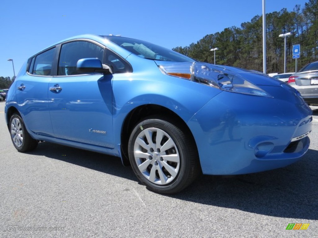 Blue Ocean 2014 Nissan LEAF S Exterior Photo #91425617