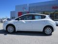 2014 Glacier White Nissan LEAF S  photo #2