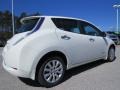 2014 Glacier White Nissan LEAF S  photo #5