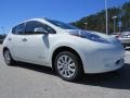 2014 Glacier White Nissan LEAF S  photo #7