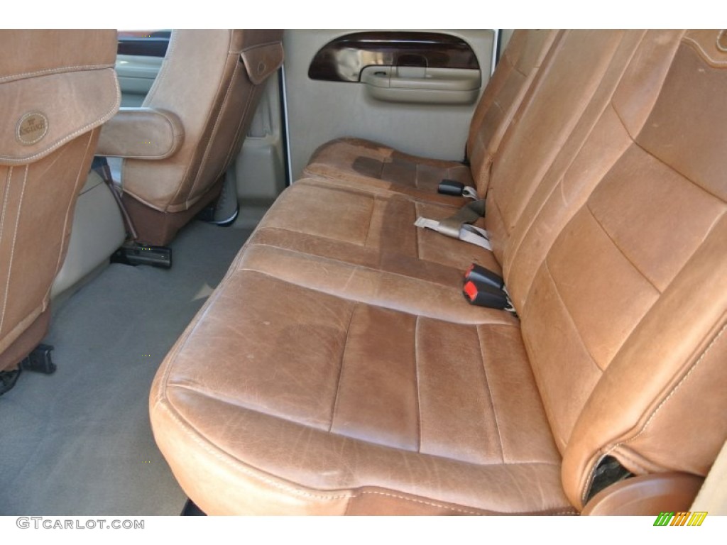 2006 F250 Super Duty King Ranch Crew Cab 4x4 - Oxford White / Castano Brown Leather photo #21