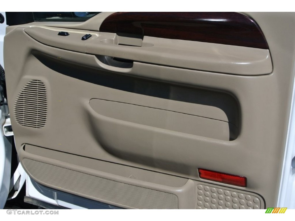 2006 F250 Super Duty King Ranch Crew Cab 4x4 - Oxford White / Castano Brown Leather photo #25