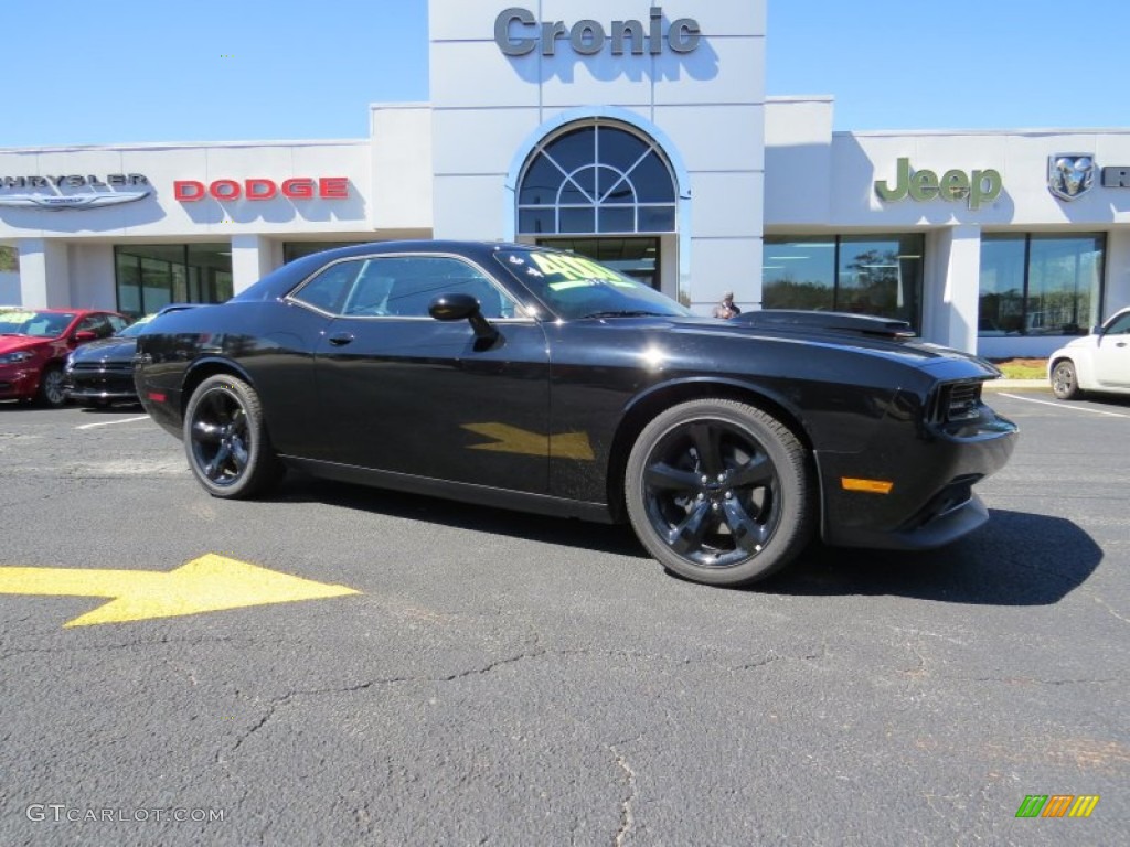 2014 Challenger R/T Blacktop - Black / Dark Slate Gray photo #1