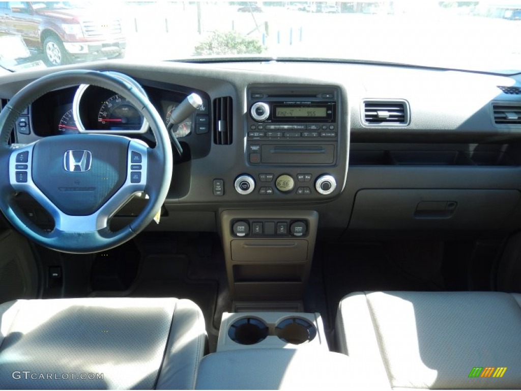 2008 Honda Ridgeline RTL Beige Dashboard Photo #91428848