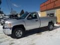 Silver Ice Metallic - Silverado 2500HD WT Regular Cab 4x4 Photo No. 6