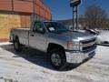 Silver Ice Metallic - Silverado 2500HD WT Regular Cab 4x4 Photo No. 8
