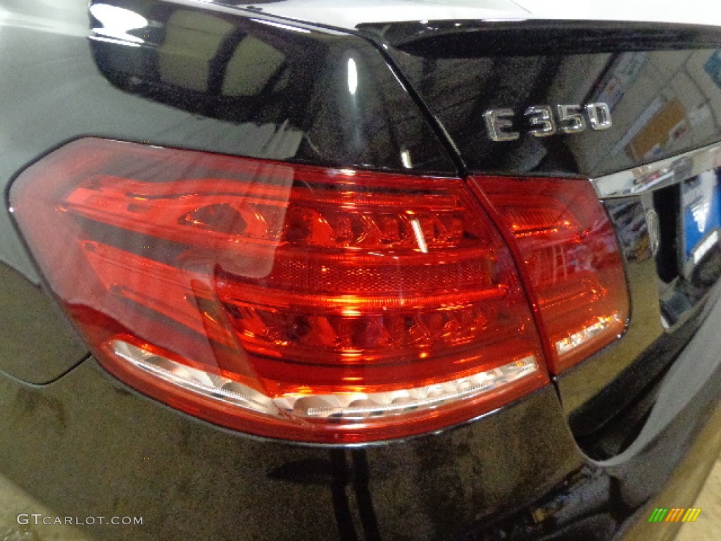 2014 E 350 4Matic Sport Sedan - Black / Silk Beige/Espresso Brown photo #15