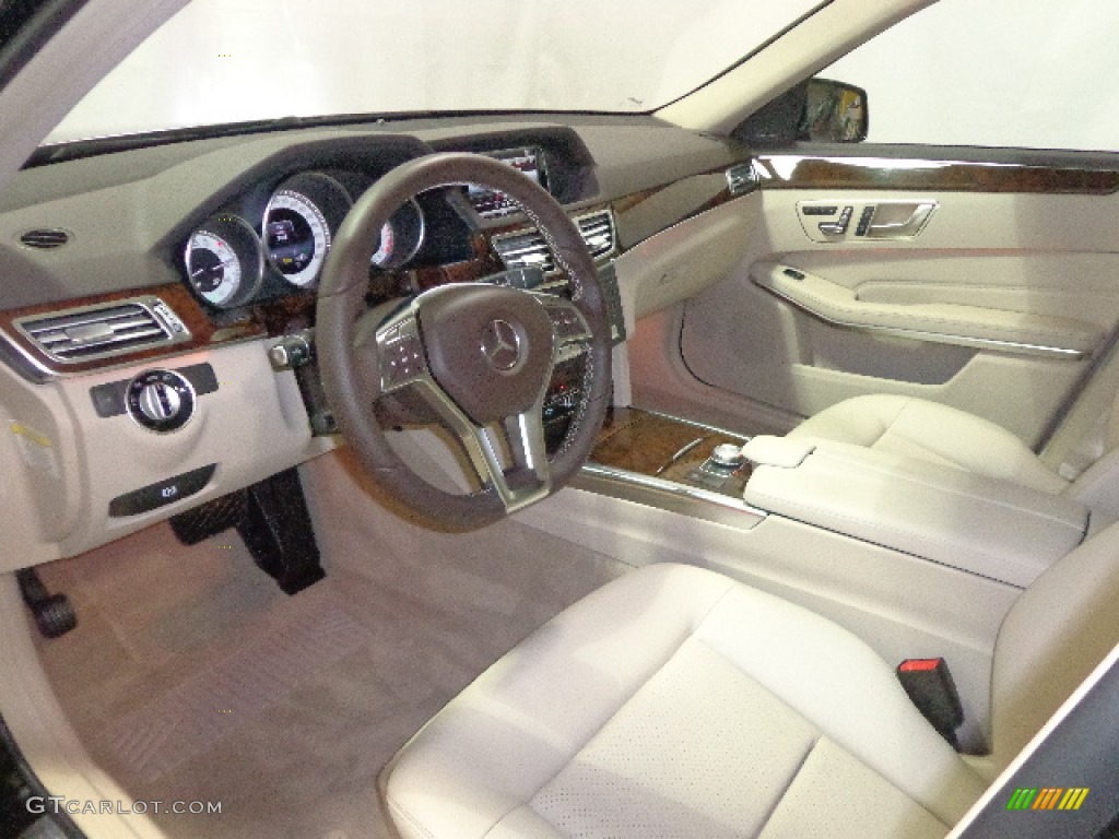 2014 E 350 4Matic Sport Sedan - Black / Silk Beige/Espresso Brown photo #24