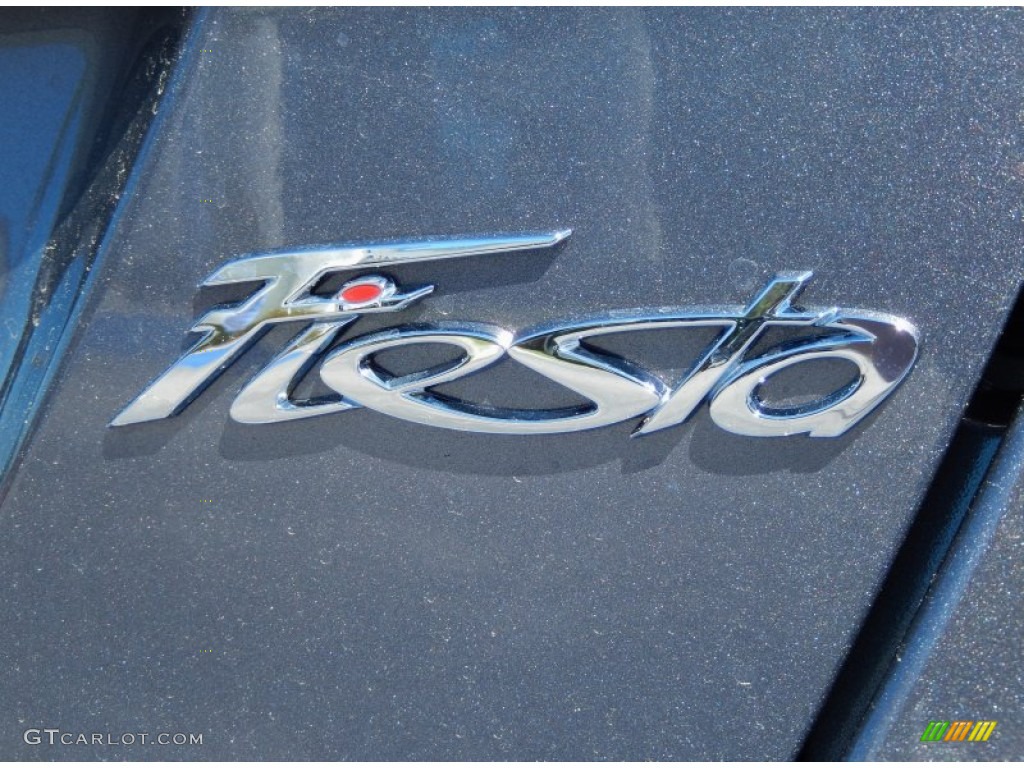 2014 Fiesta Titanium Hatchback - Storm Gray / Medium Light Stone photo #4