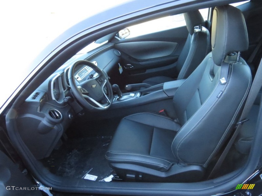 Black Interior 2014 Chevrolet Camaro LT/RS Coupe Photo #91431119