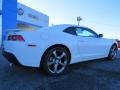 2014 Summit White Chevrolet Camaro LT Coupe  photo #7