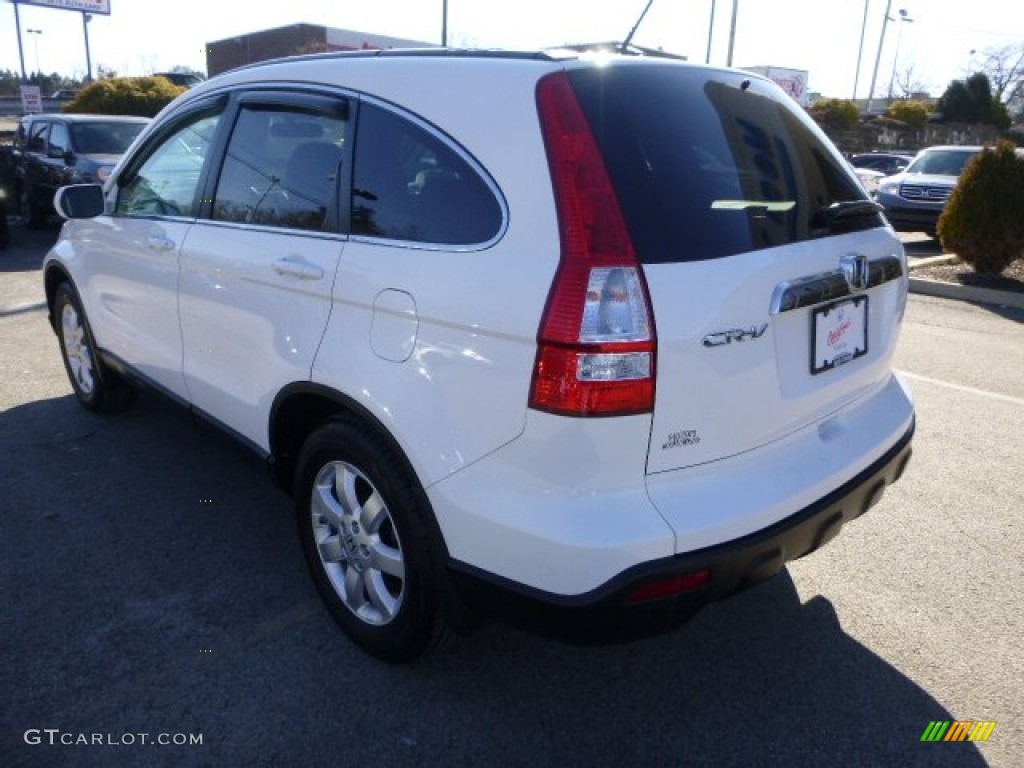 2009 CR-V EX-L 4WD - Taffeta White / Gray photo #3