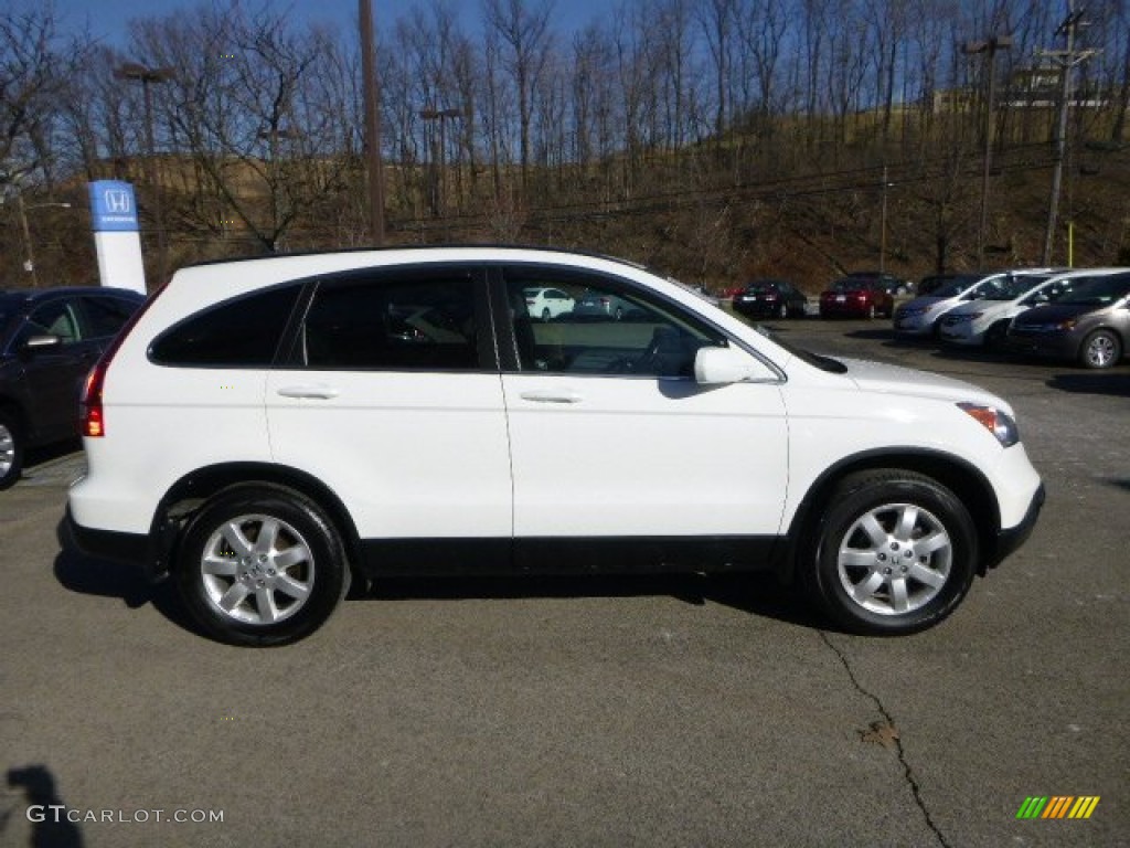 2009 CR-V EX-L 4WD - Taffeta White / Gray photo #6