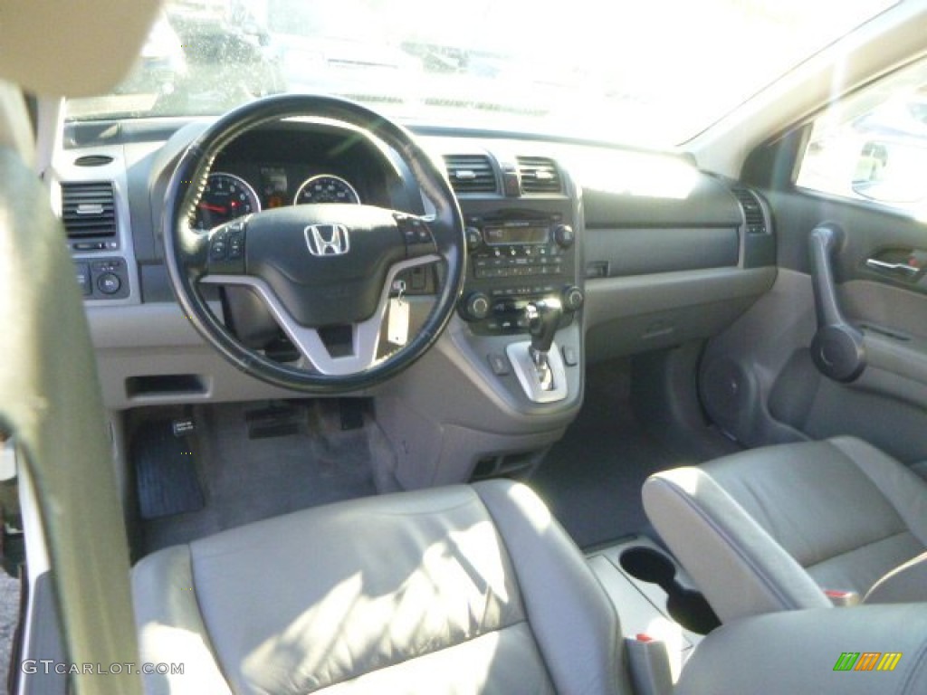 2009 CR-V EX-L 4WD - Taffeta White / Gray photo #17