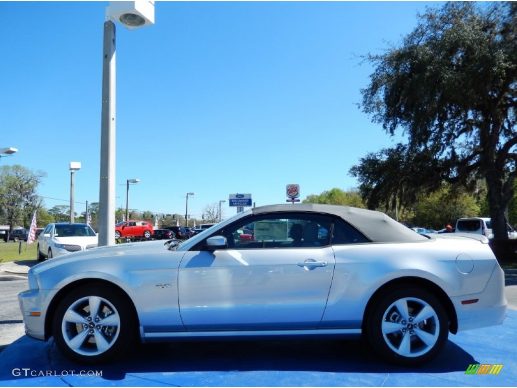 Ingot Silver 2014 Ford Mustang GT Convertible Exterior Photo #91433120