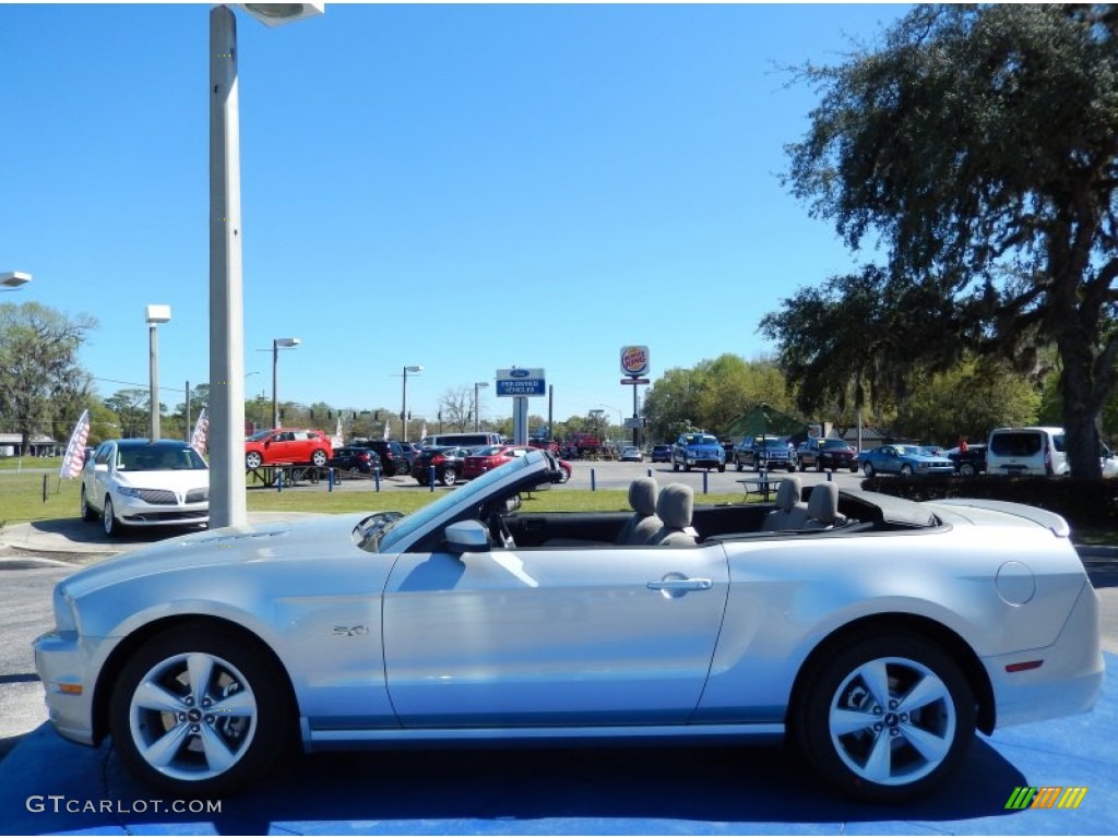 Ingot Silver 2014 Ford Mustang GT Convertible Exterior Photo #91433165