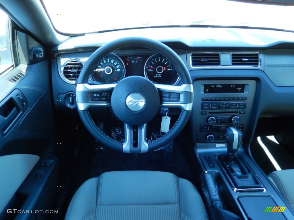 2014 Ford Mustang GT Convertible Medium Stone Dashboard Photo #91433264