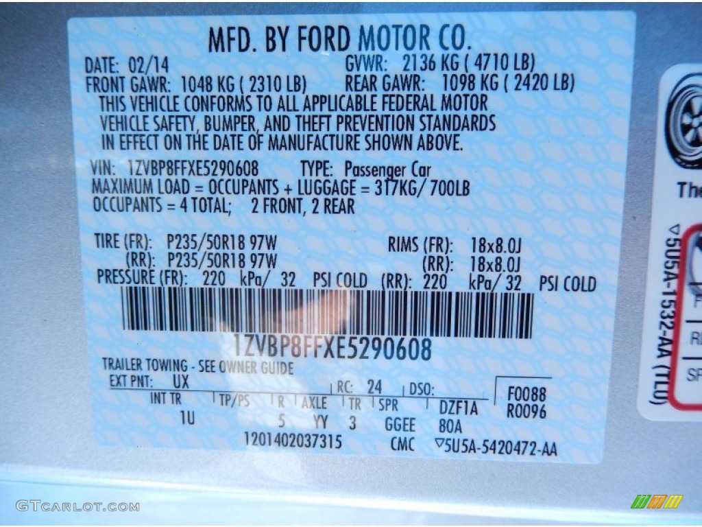 2014 Ford Mustang GT Convertible Parts Photos