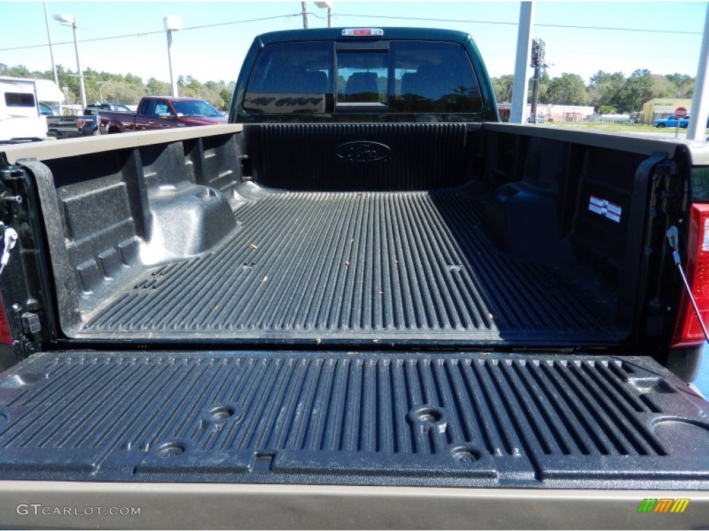2014 F350 Super Duty King Ranch Crew Cab 4x4 - Green Gem Metallic / Platinum Pecan Leather photo #4