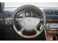 2005 Mercedes-Benz E Black Interior Steering Wheel Photo