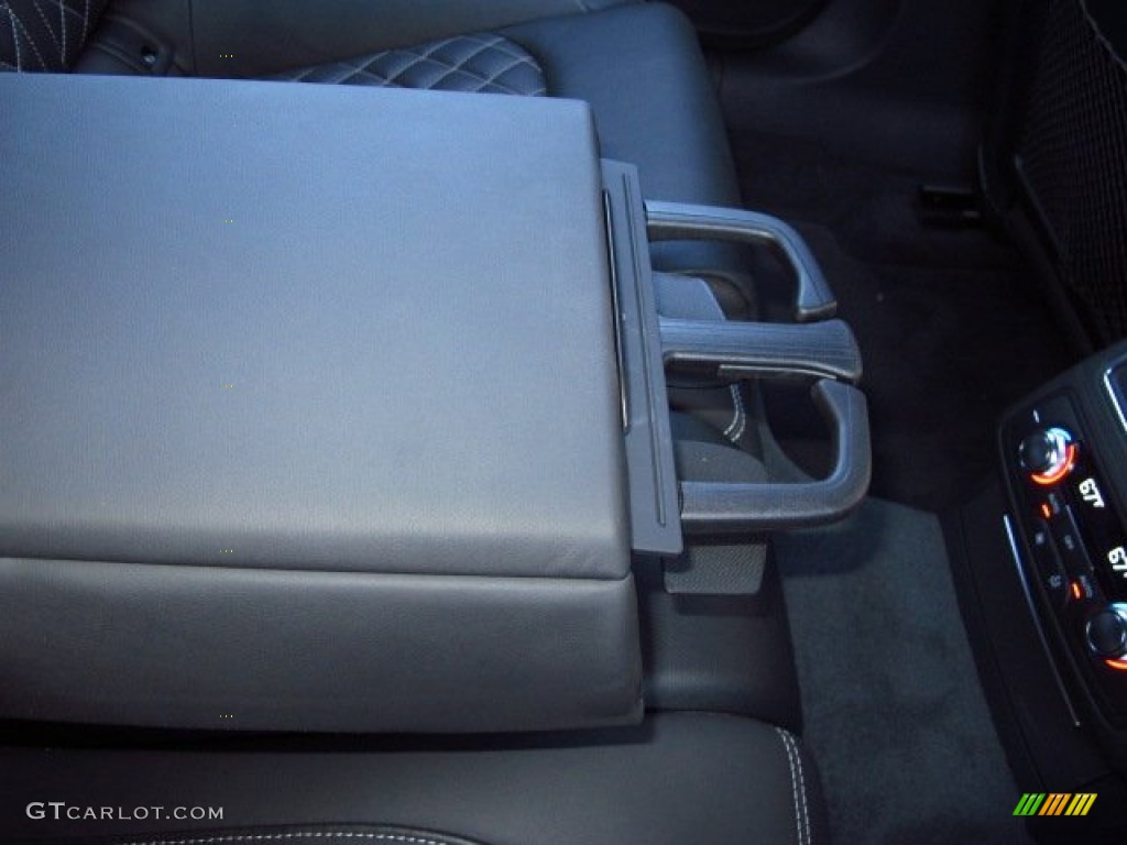 2013 S7 4.0 TFSI quattro - Estoril Blue Crystal / Black Valcona leather with diamond stitching photo #26