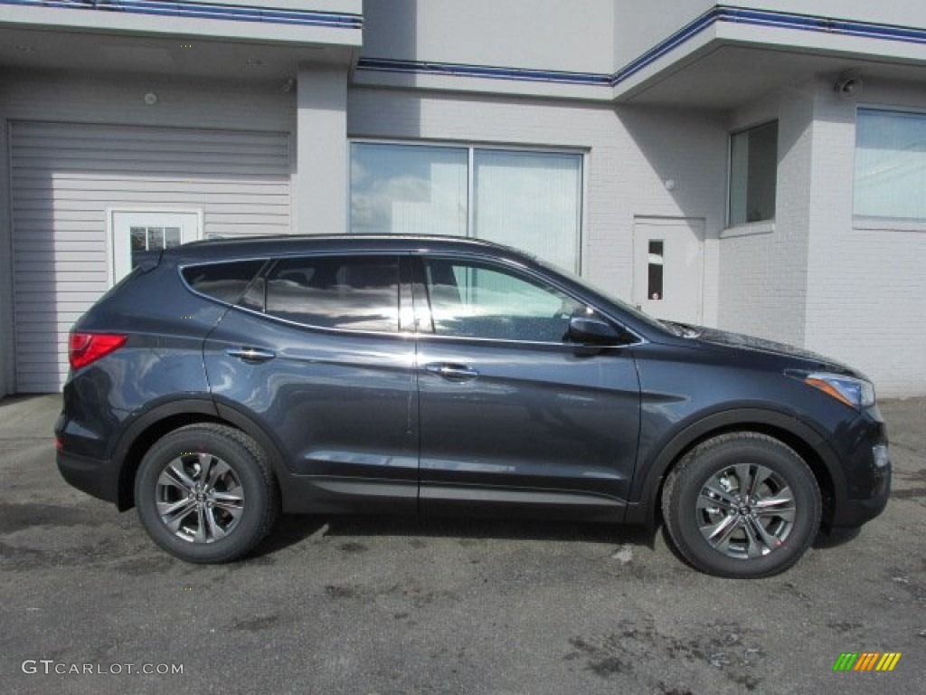 Marlin Blue 2014 Hyundai Santa Fe Sport AWD Exterior Photo #91438133