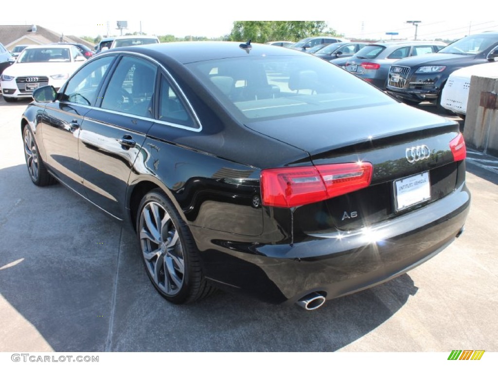 2013 A6 2.0T quattro Sedan - Brilliant Black / Black photo #7