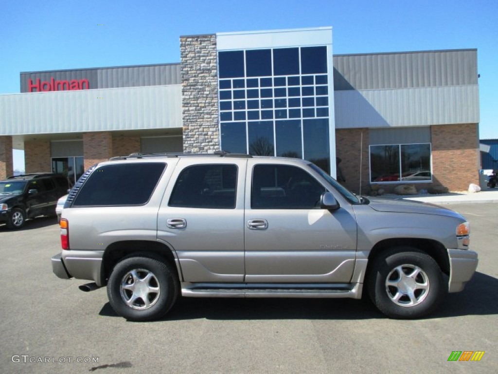 2001 Yukon Denali AWD - Pewter Metallic / Graphite/Medium Gray photo #1