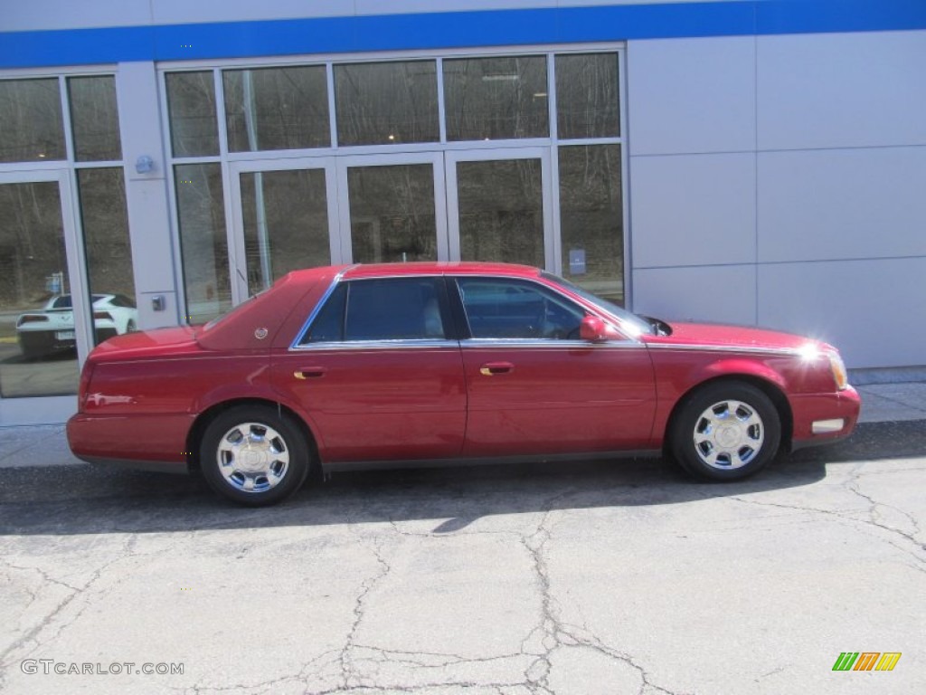 2002 DeVille DHS - Crimson Pearl / Neutral Shale photo #2