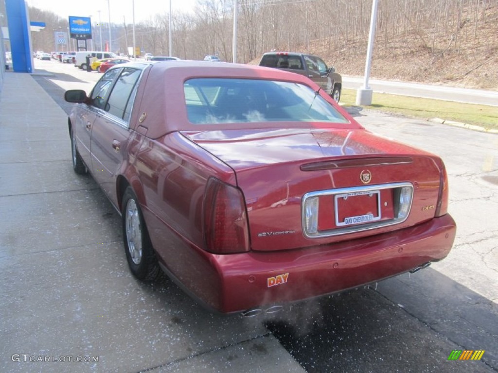 2002 DeVille DHS - Crimson Pearl / Neutral Shale photo #6