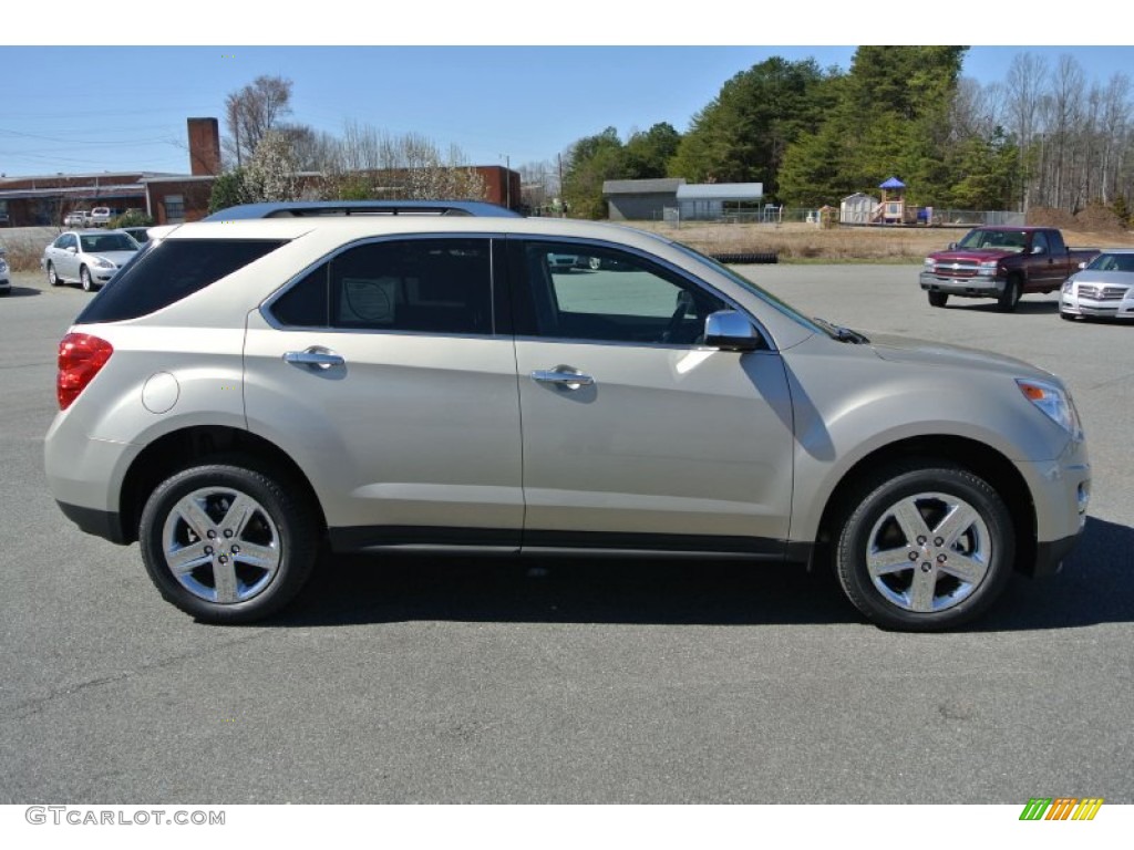 Champagne Silver Metallic 2014 Chevrolet Equinox LTZ Exterior Photo #91445777