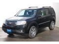 2014 Crystal Black Pearl Honda Pilot Touring 4WD  photo #3