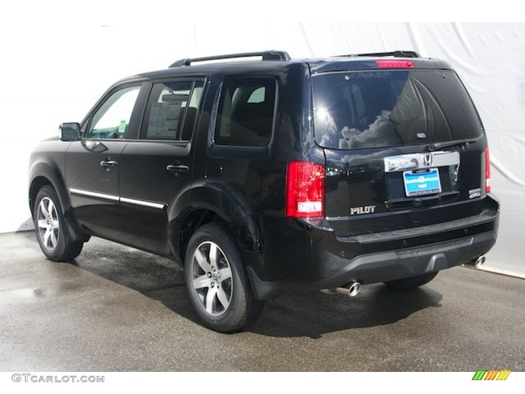 2014 Pilot Touring 4WD - Crystal Black Pearl / Black photo #5