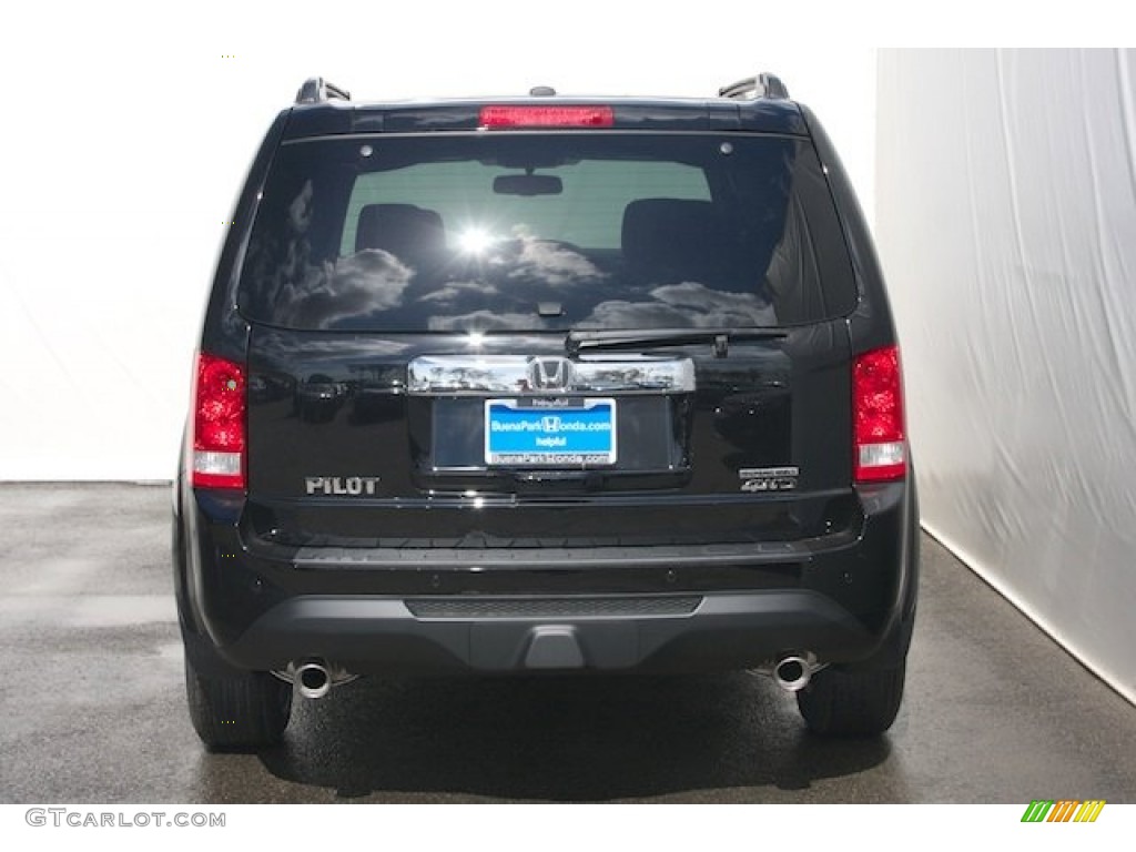 2014 Pilot Touring 4WD - Crystal Black Pearl / Black photo #6