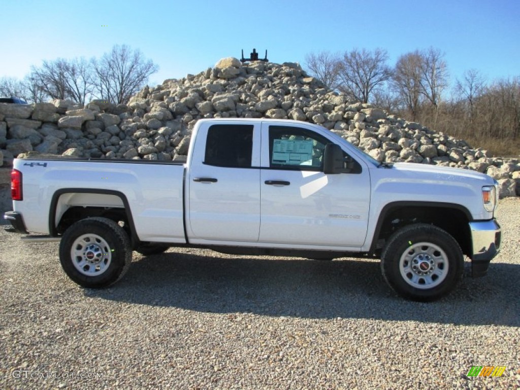 2015 Sierra 2500HD Double Cab 4x4 - Summit White / Jet Black/Dark Ash photo #1