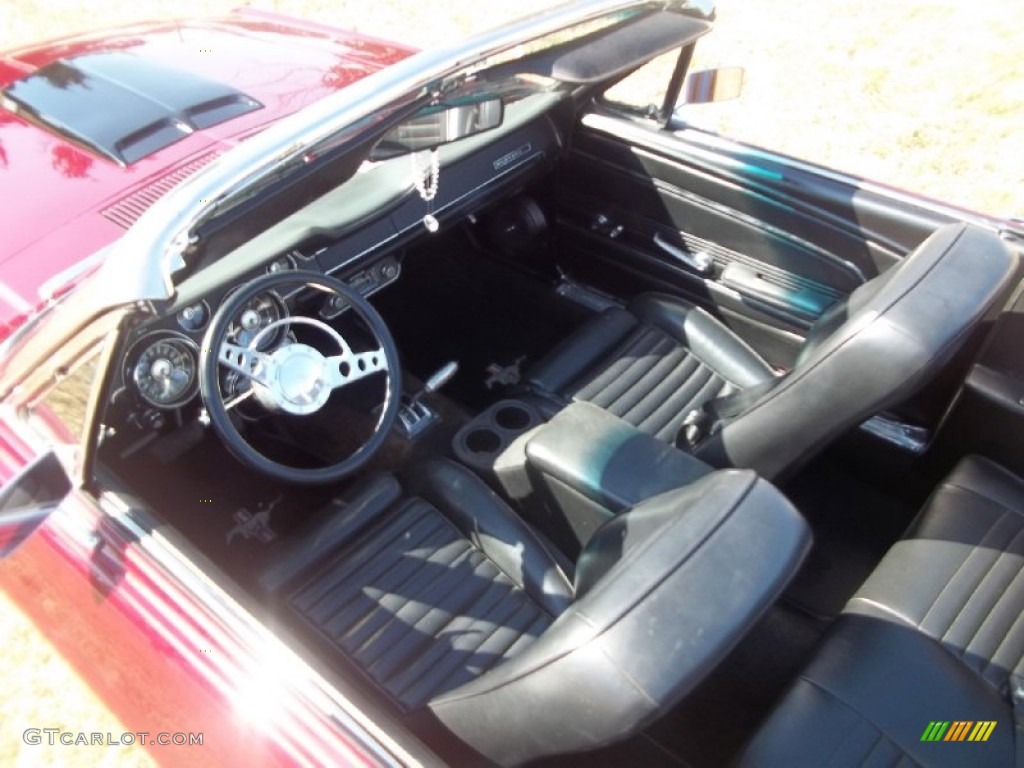 1967 Mustang Convertible - Crimson Red / Black photo #10