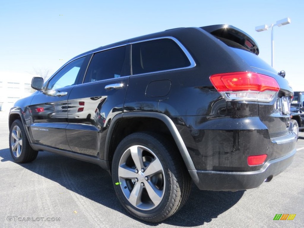 2014 Grand Cherokee Limited - Brilliant Black Crystal Pearl / New Zealand Black/Light Frost photo #2