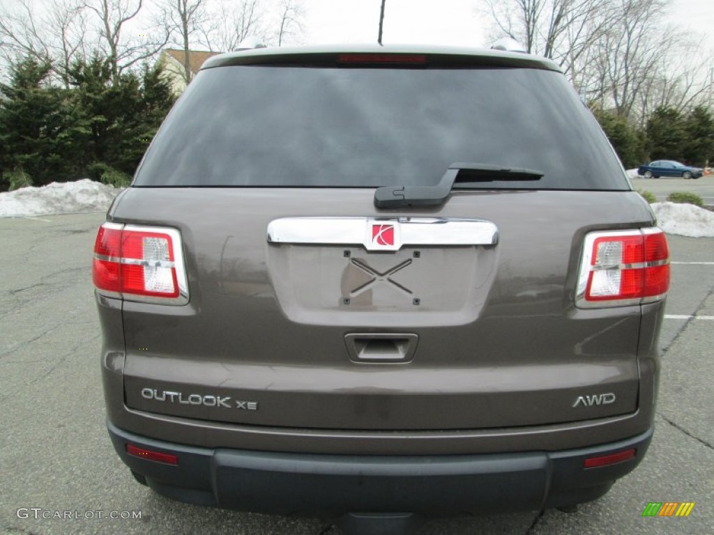 2008 Outlook XE AWD - Cocoa / Tan photo #6
